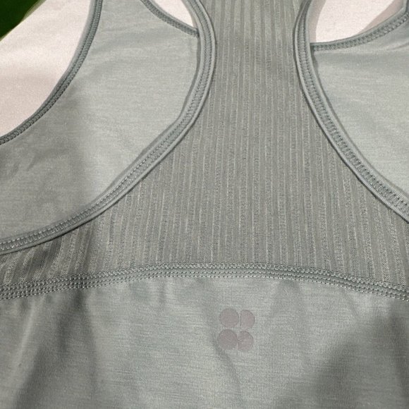 NWT $68 Sweaty Betty [ XXS ] Breathe Easy‎ Run Tank Top in Mist Blue - Picture 12 of 13